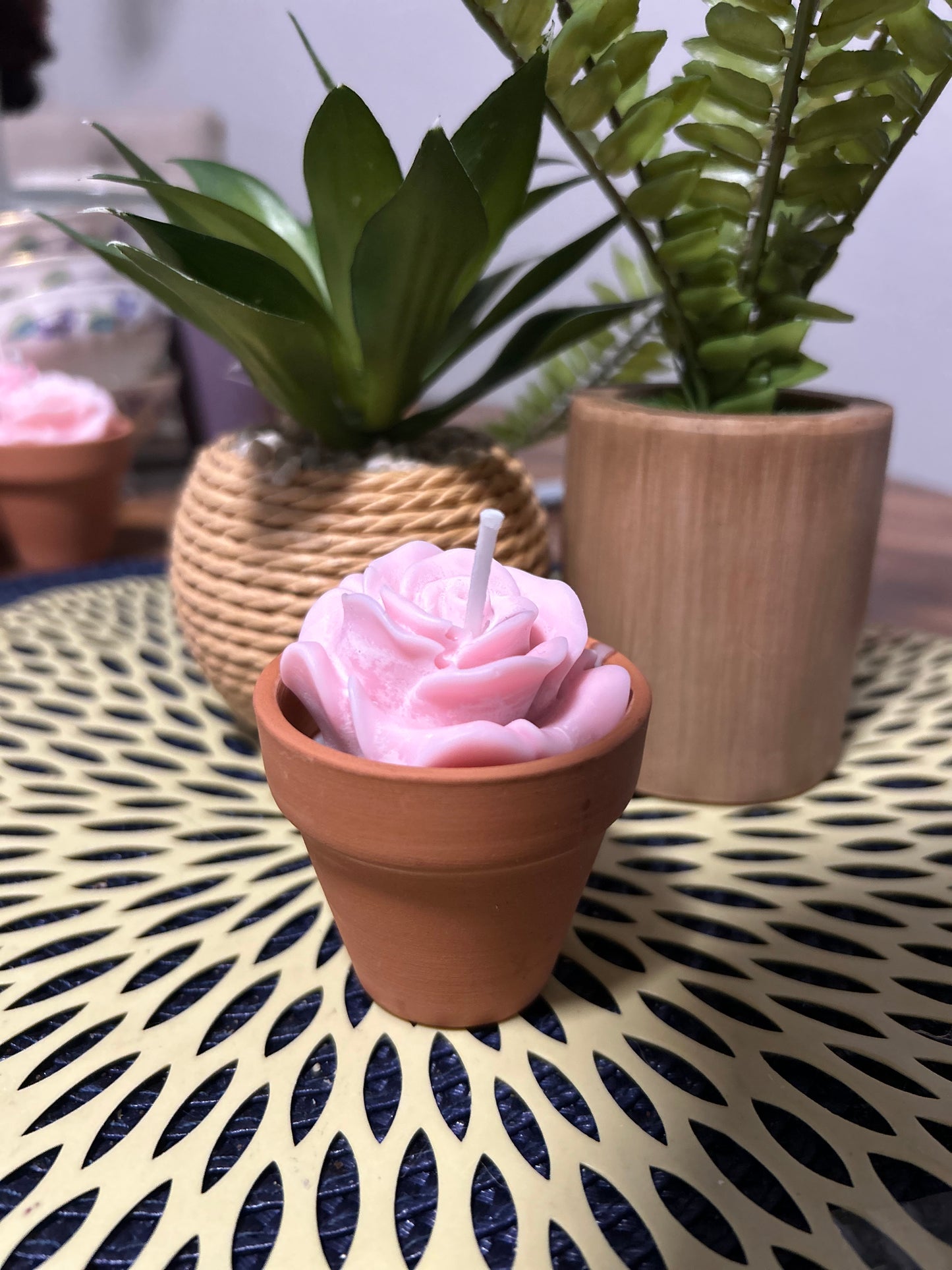 4 oz Soy Wax Candle in 2" Terracotta Pot